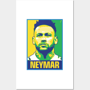 Neymar - BRAZIL Posters and Art